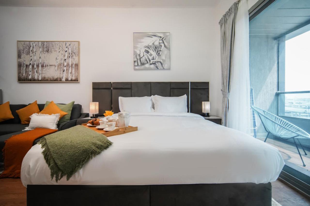 Luxury Studio Apartment Close To Jbr Beach&Yacht Club&Metro-Available Airport Shuttle Dubai Eksteriør bilde